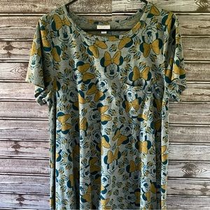 LulaRoe Minnie Mouse‎ Print Short-Sleeved Dress Size L